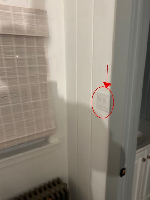 Half bath switch